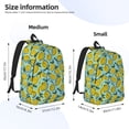 thumbnail image 3 of Lsque Lemon Pattern Canvas Daypack, Durable Backpack, High-quality Versatile Backpack,Vintage Compact Backpack-Medium, 3 of 6
