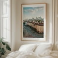 thumbnail image 5 of Warsaw Skyline 02 - Warsaw Mazowieckie Poland Photography Cityscape Architecture Street Photography Skyline Travel Poster Vintage Scenic Oak Framed Wall Art Print 11 x 14 inches, 5 of 12