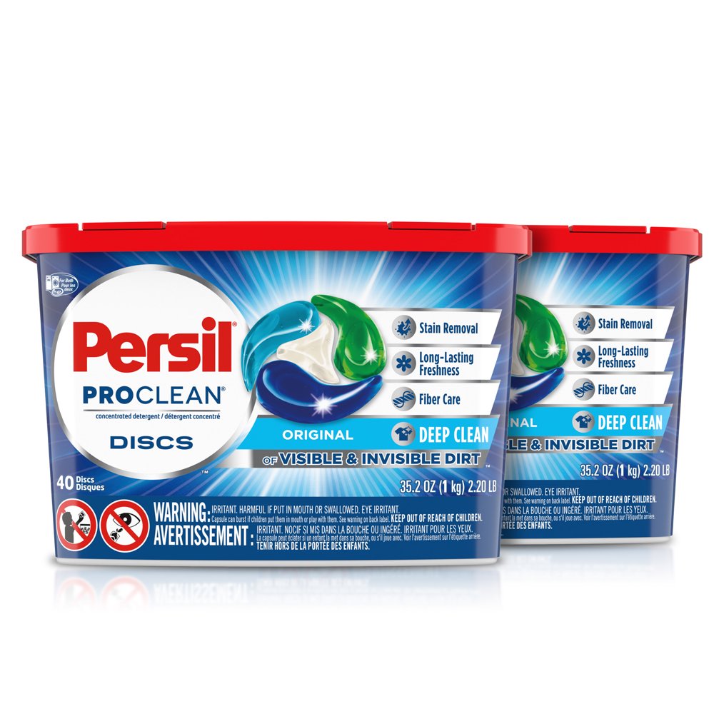 Persil Discs Laundry Detergent Pacs, Original Scent, High Efficiency