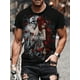 thumbnail image 4 of Camiseta informal con estampado 3D para hombre, ropa cómoda de hip hop, verano 2024, 4 of 4