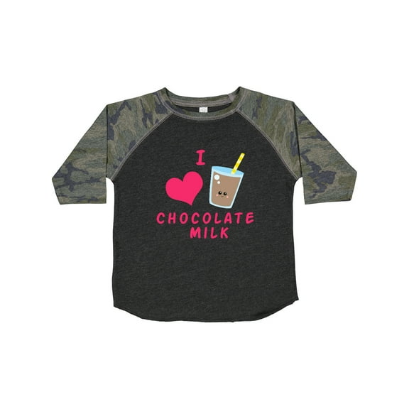 Inktastic I Love Chocolate Milk Boys or Girls Toddler T-Shirt