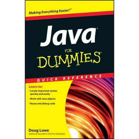 for reference java quick dummies Quick Walmart.com Reference Dummies: Java for for reference java quick dummies Quick Walmart.com Reference Dummies: Java for
