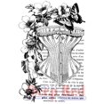 thumbnail image 2 of Deep Red Cling Stamp 2"X3"-Corset Collage, Pk 3, Deep Red Stamps, 2 of 4