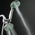 thumbnail image 3 of AquaDance Microban Antimicrobial/Anti-Clog High-Pressure 30-Setting Dual Head Combination Shower, Chrome, 3 of 6