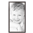 thumbnail image 2 of ArtToFrames 21" x 40" Cimarron Walnut Silver Picture Frame, 21x40 inch Silver Wood Poster Frame (WOM-5223),  Pack, 2 of 7