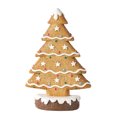 thumbnail image 2 of Dserfhy Gingerbread Christmas Tree Decoration Resin Gingerbread Tree Table Decor Christmas Collectible Figurine for Tabletop Home Office Mantel Centerpiece, 2 of 8