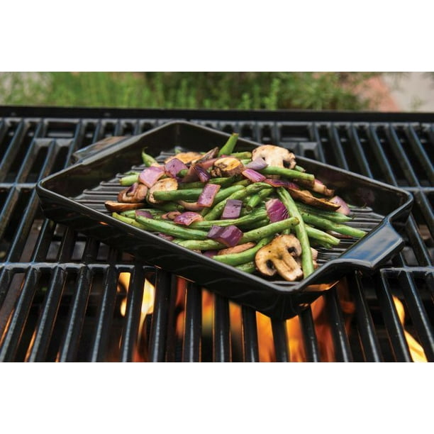 Charcoal Companion FlameFriendly Ceramic Grilling Pan