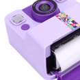 thumbnail image 4 of BIMZUC Instant Print Camera 2.4in HD Screen 24MP Photo 1080P Video Thermal Printing Camera (13x11x7 cm / 5.12x4.33x2.76 inches) - Violet, 4 of 9