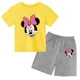 thumbnail image 3 of Conjunto de camisetas y pantalones cortos de verano con estampado de Mickey para niños y adolescentes de 2 a 14 años, camisetas informales de manga corta y cuello redondo, 2 piezas, 3 of 5