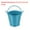 Blue, variant on 2"x2" Small Metal Bucket Colorful Buckets Cute Candy Tiny Decorative Pails with Handles Black 3 Pack