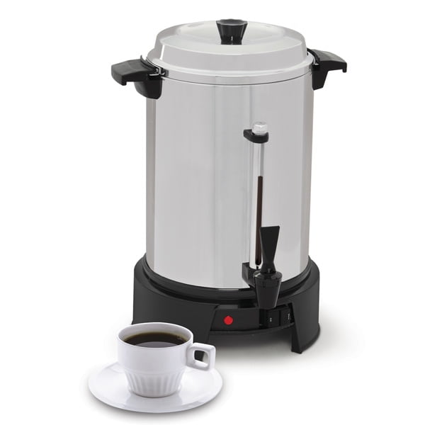 Cafetera Percoladora Comercial WEST BEND 55 Tazas Aluminio 13500