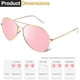 thumbnail image 3 of Gafas de sol Joopin Polarized Aviation Pink para mujer y hombre, 3 of 6