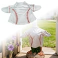 thumbnail image 3 of 23 Inch Baseball Porch Goose Outfit, White Porch Goose Fits 23" Large Cement Goose Statue, Lawn Geese Clothes for Outdoor Patio Yard Garden Decor Summer Backyard Game Day Decorations, 3 of 8