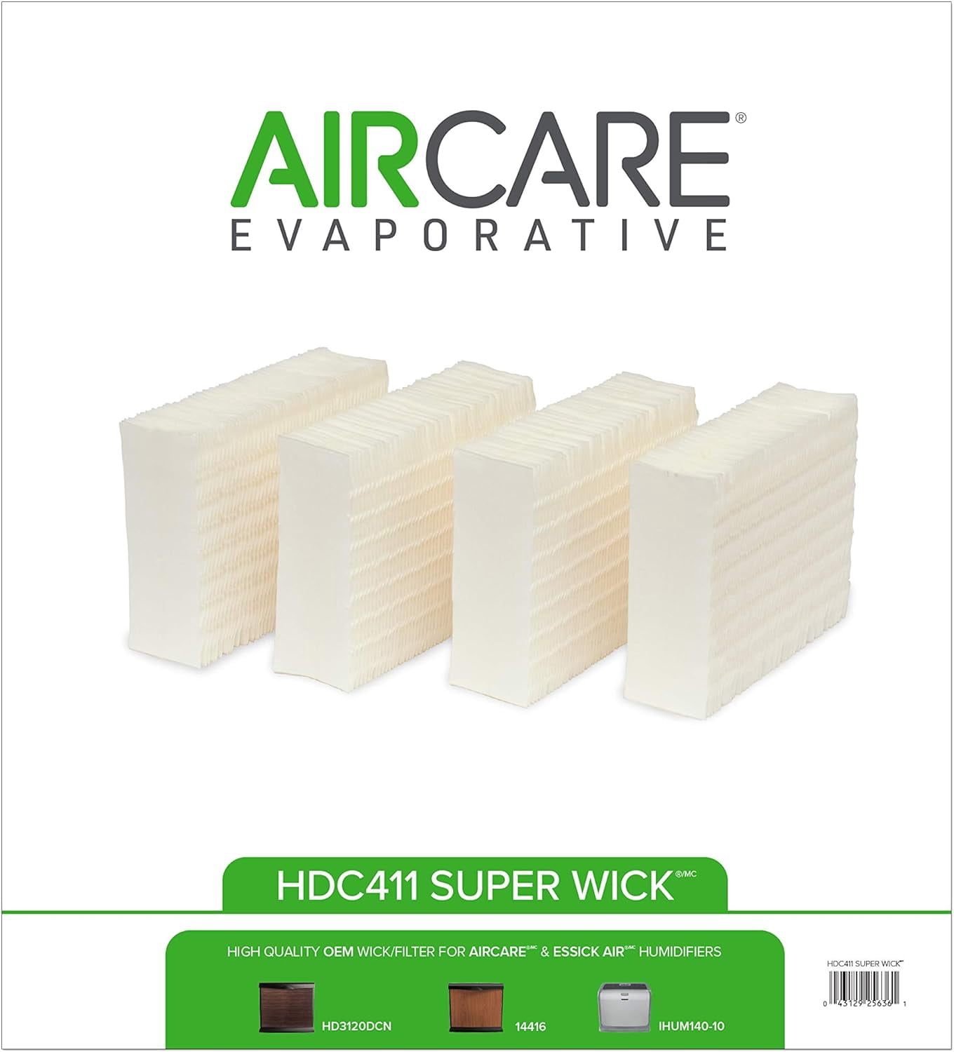 Essick HDC411 4-Pack of Air Care Super Wick Humidifier Replacement Filters