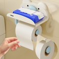 thumbnail image 1 of Wet Tissue Storage Box Bathroom Tissue Box Wall Mounted Toilet Tissue Rack Bathroom Non Perforated Toilet Paper Box, 1 of 6