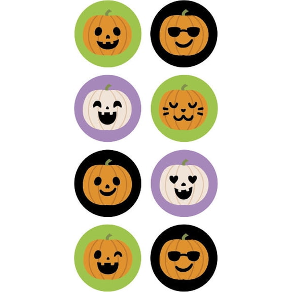 Halloween Pumpkins Mini Stickers [TCR6946]