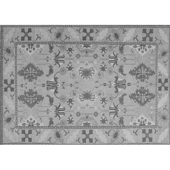 Ahgly Company Indoor Rectangle Persian Gray Traditional Area Rugs, 2' x 4'