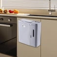 thumbnail image 1 of Cubo de basura perfecl colgante con tapa perforador multifuncional 10L Gris, 1 of 8
