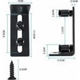 thumbnail image 2 of Guía de rodillos para puerta corredera - Con 2 rodillos - Para puertas correderas - Negro, 2 of 5