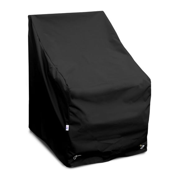 KoverRoos 32"W x 37"D x 39"H Weathermax High Chair Cover - Black