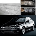 thumbnail image 2 of Car Lamp Hoods Car Front Headlight Lens Cover For BMW 5 For E39 1999 2000 2001 2002 Glass Auto Shell Headlamp Lampshade Transparent Headlight Glass Co, 2 of 5