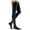 Ebony, variant on mediven comfort 30-40 mmHg Thigh High w/Lace Silicone Top Band Closed Toe Compression Stockings, Ebony, V-Standard