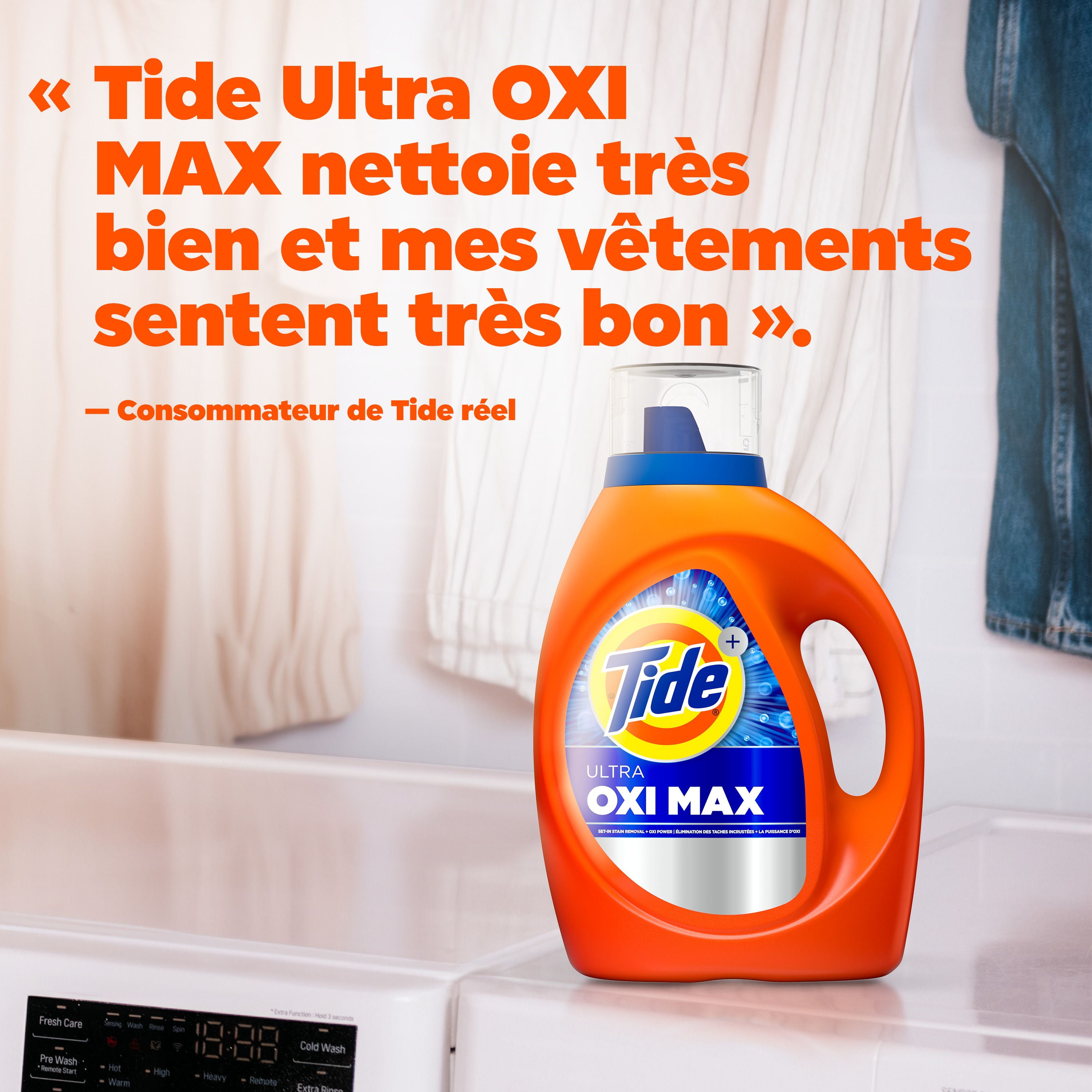 Tide Ultra Oxi Max Liquid Laundry Detergent, 65 Loads