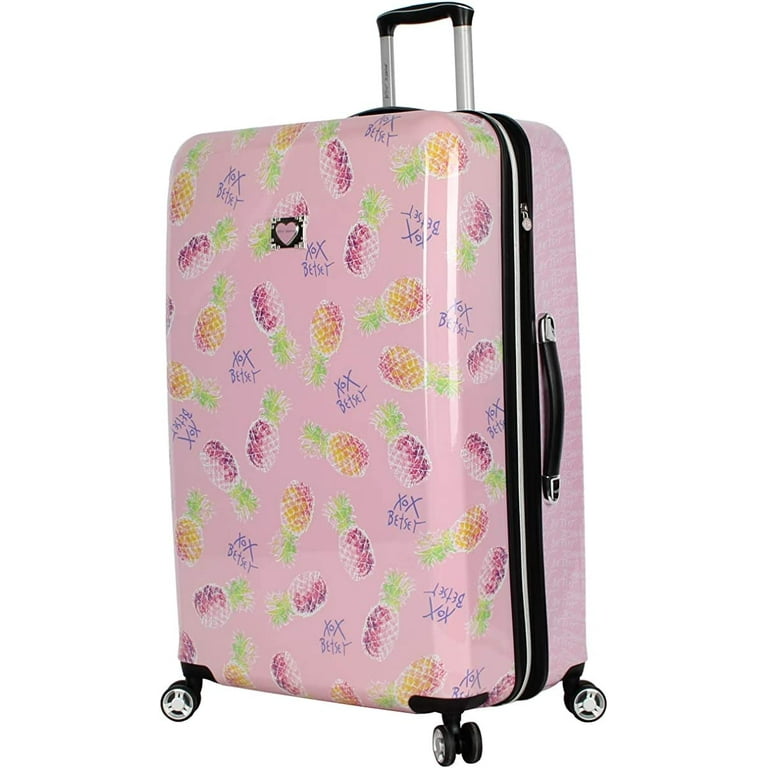 Betsey Johnson Designer 20 inch Carry on Luggage Hardside Luggage