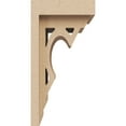 thumbnail image 3 of 4"W x 4"D x 8"H Wide Sheridan Rough Cedar Woodgrain TimberThane Corbel, Primed Tan, 3 of 6