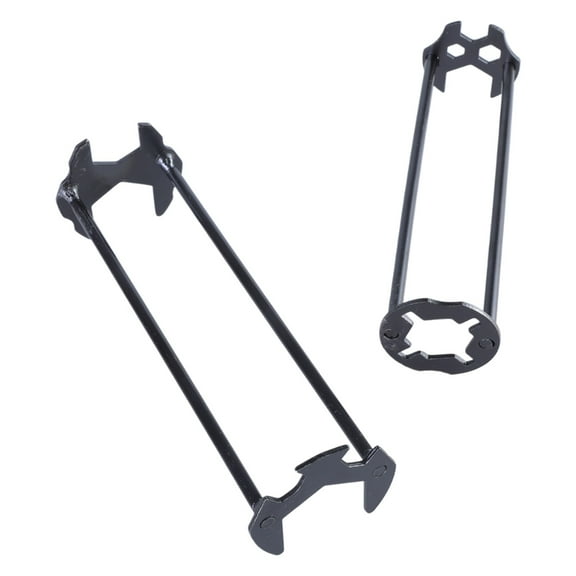 2Pcs Multifunctional Basin Wrench Double Ended Wrenches Sink Wrench Set Under Sink Plumbers Wrench for Kitchen Bathroom