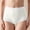 Mint Green, variant on Plus Size Sheer Mesh Panties for Women, Mid Waist Full Coverage Briefs, Jacquard Dotted Everyday Underwear, XL-XXXL,Size XL