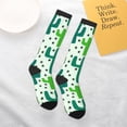 thumbnail image 6 of Bingfone Compression Socks for Women and Men Long Socks for Running Athletic Cycling Nurse-Cactus 1, 6 of 8