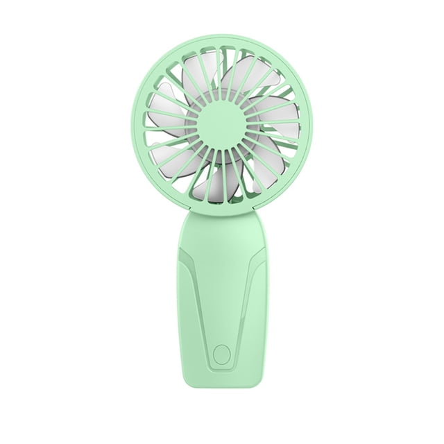 Ventilador portátil Wosthever pequeño de ABS color verde con aspecto lindo