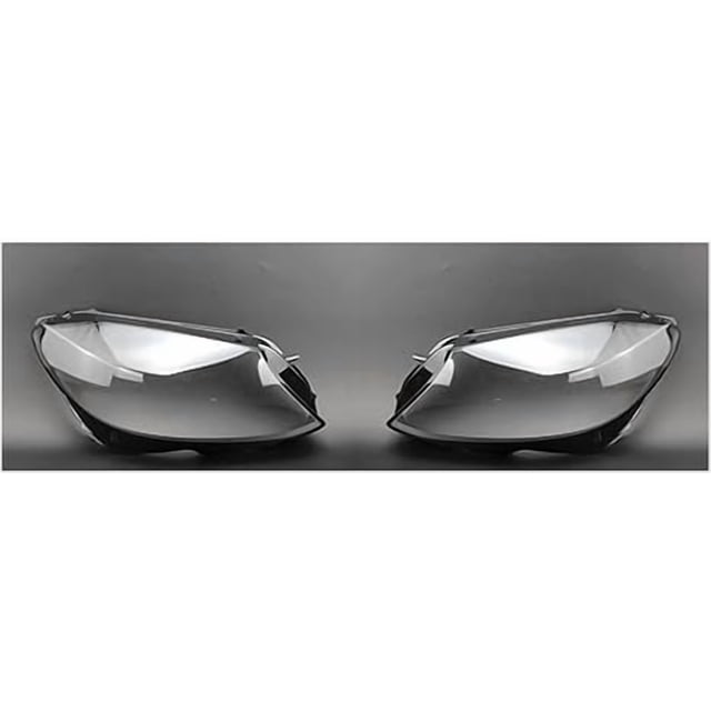 Car Front Headlamp Cover Compatible For Benz W205 C-Class 2019-2021 Transparent Glass Lampshade Headlight Shell Headlamp Lens(Left and Right)