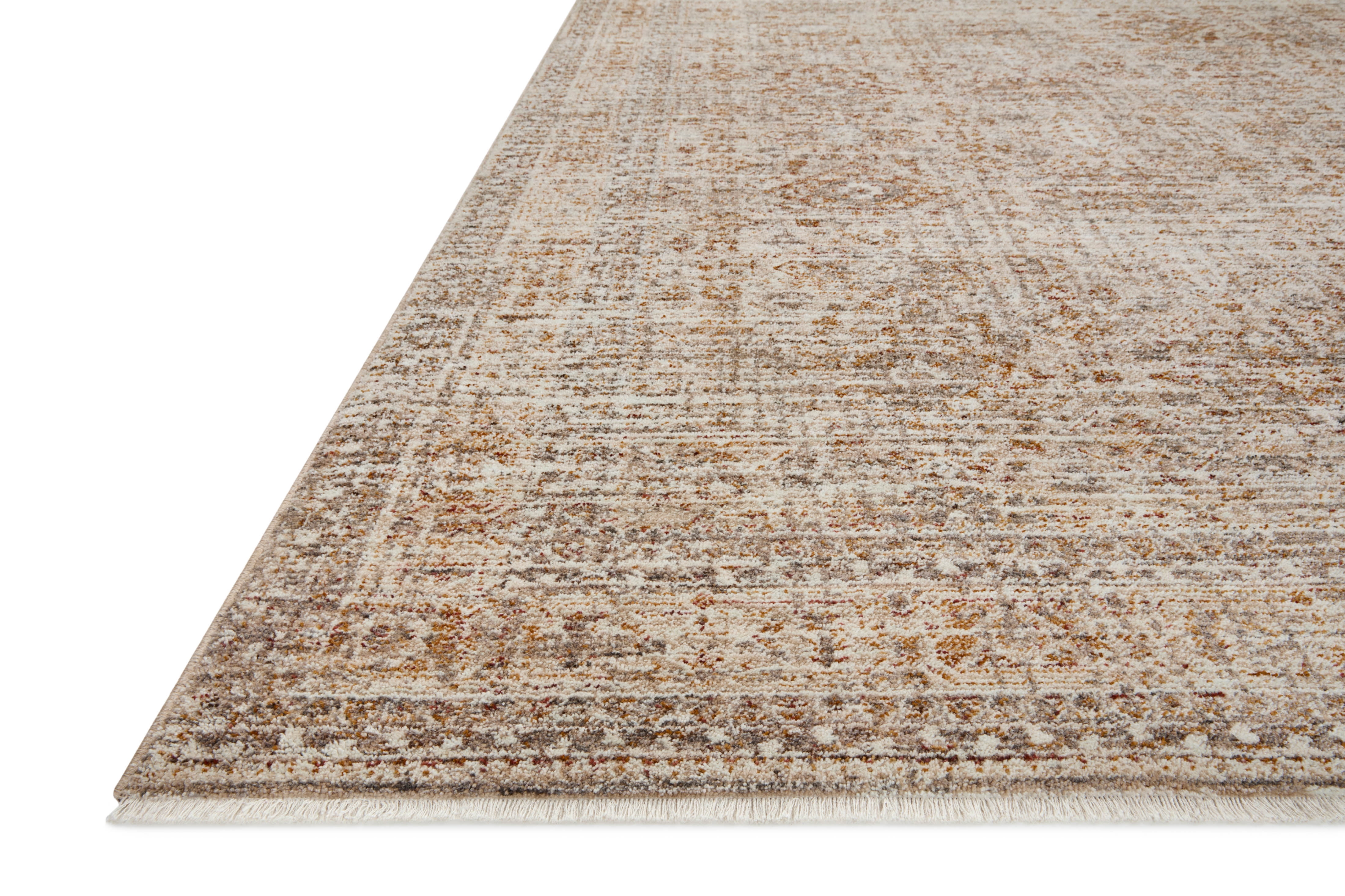 Angela Rose x Loloi Blake Oatmeal / Spice 2'-0" x 3'-0" Accent Rug