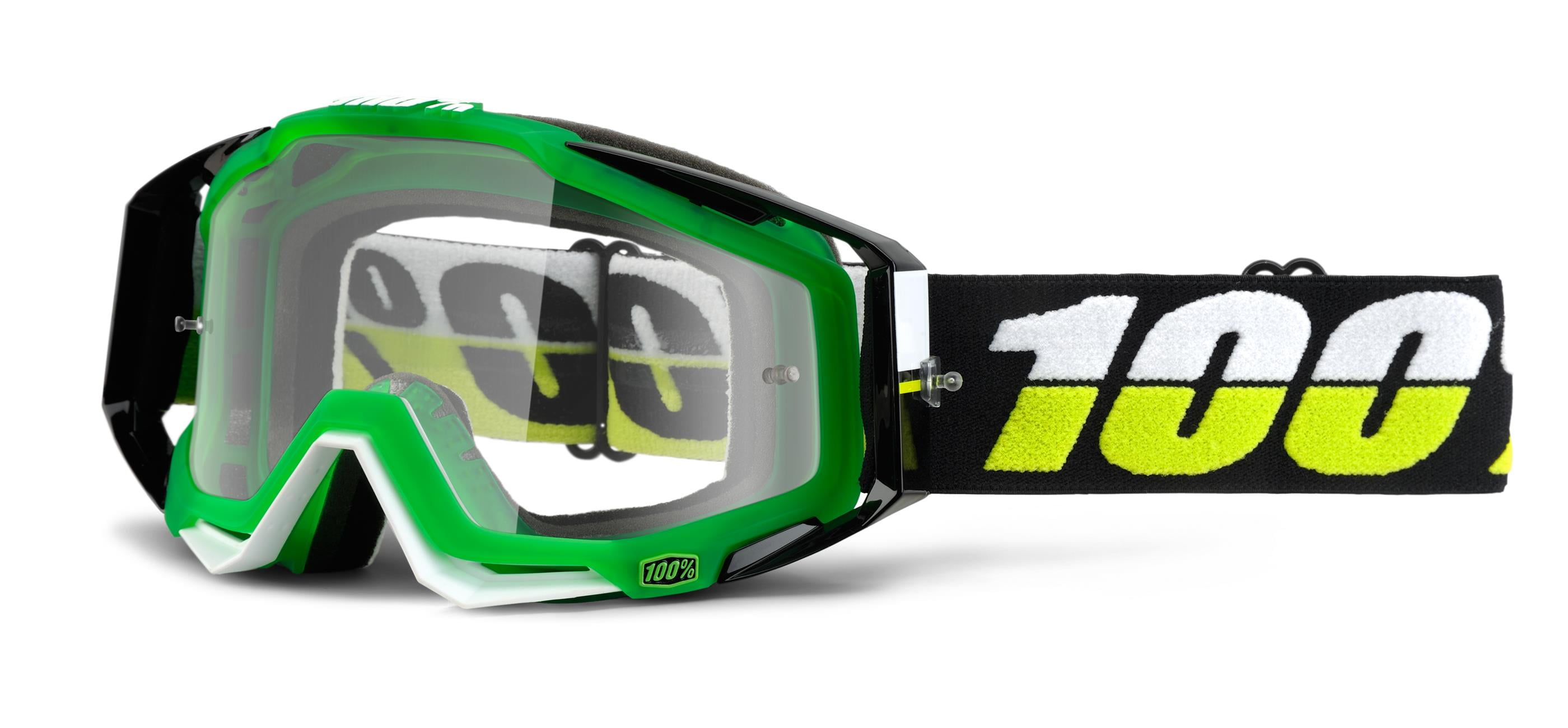 100 goggles green