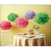 Martha Stewart Celebrate Paper Pom-Poms, Color Burst