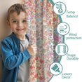 thumbnail image 3 of Blackout Kids Curtains,Pioneer Flower Childrens Insulated Curtains Set Of 2,Bedroom Essentials,Toddler Room Decor 42x54in(106x137cm), 3 of 4