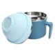 thumbnail image 3 of Bienvenido Fiambrera portátil de acero inoxidable 304 con aislamiento de doble capa, contenedor de fideos para alimentos, color azul, 3 of 8