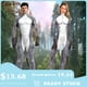 thumbnail image 2 of Disfraz de cosplay con estampado de lobo para mujer de Zawaland, traje de cobertura completa, mono de adulto, traje de carnaval Zentai con cola, traje de cosplay, 2 of 5