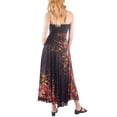 thumbnail image 4 of Franhais Women Bohemian Long Skirt, Elastic High Waist Big Hem Tie-up Skirt for Beach/ Seaside/ Vacation, 4 of 9