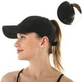 thumbnail image 3 of Cross Hat Womens Baseball Cap -Cross Ponytail Hat Baseball Cap, 3 of 8