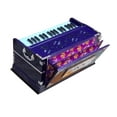 thumbnail image 3 of Harmonium~2¾ OCTAVES~DOUBLE REED~32 KEY~440 Hz~Blue~Light Weight~Kirtan~Yoga, 3 of 11