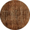 thumbnail image 1 of Ahgly Company Indoor Round Abstract Orange Modern Area Rugs, 5' Round, 1 of 4