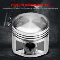 thumbnail image 2 of FLAMEEN Piston Assembly, Engine Piston Assembly Ring, Proffessional Go Kart Dirt Bike For ATV Motorcycle, 2 of 8