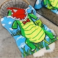 thumbnail image 3 of Toalla de baño con capucha para niños y niñas,Toalla de playa con capucha de cocodrilo,Toalla de piscina para niños pequeños con capucha para baño,Playa, 3 of 5