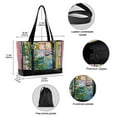 thumbnail image 2 of FORMRS Canvas Laptop Tote Bag for Women with 15.6" Computer Compartments Shoulder Handbag, Yellow Window, 2 of 7