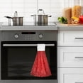 thumbnail image 6 of Winter Holiday Christmas Snowflake Hand Towels for Bathroom and Kitchen, Xmas Winter Hanging Bath Kitchen Towel Washcloths, Absorbent Thick Kitchen Bathroom Microfiber Towel Bulk, 12"x17", 6 of 6