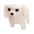 thumbnail image 1 of White Simulation Puppy Pet Toy Dog Can Walk And Call Toy Dog Children’S Gift, 1 of 1