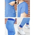 thumbnail image 5 of Adar Pro Modern Athletic Scrub Set For Women - Modern V-Neck Scrub Top & Yoga Jogger Scrub Pants, 5 of 7